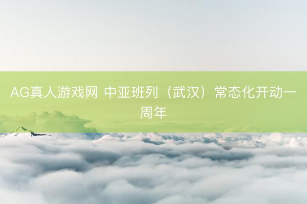 AG真人游戏网 中亚班列（武汉）常态化开动一周年