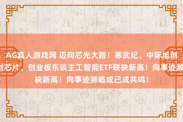 AG真人游戏网 迈向芯光大路！寒武纪、中际旭创火爆出圈！科创芯片、创业板东谈主工智能ETF联袂新高！向事迹濒临或已成共鸣！